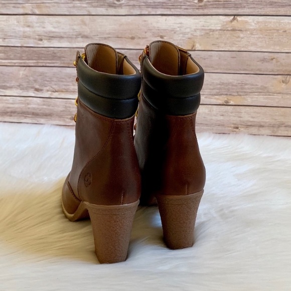 Timberland Brown Leather Tillston 6 Inch Boots - Picture 6 of 7